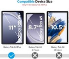  2 Pack  For Galaxy Tab A9 Plus 11  Screen Protector Tempered Glass Screen Cover