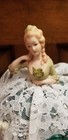 Vintage Artisan Bisque Lady Woman Half Doll O neal 1990 Pin Cushion