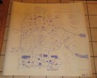 Rare 65 Version New York Wf 46  X 42  General Site Plan Reproductive Blueprint