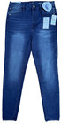 Curve Appeal Midnight Blue High Rise Skinny Denim Jeans Tummy Tucking Technology