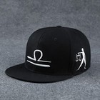 Men Women Baseball Caps Constellation Zodiac 12 Snapback Hats One Size Libra