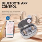 Bluetooth Hearing Aids With Phone Call   Music Streaming App Control For Seniors