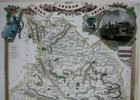 Huntingdonshire  By Thomas Moule C1840  Genuine Antique Map With Hand Colour