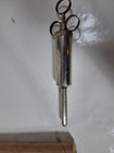 Antique Large Medical Surgical Syringe - Three Ring Piston - Vet - Dairy