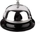 Silver Call Bell 3 3  Desk Service Bell Metal Ringing Counter Bell For Hotel Sch