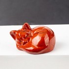 Carved Gemstone Crystal Sleeping Cat Figurine Animal Carving Statue Decor 1 5  