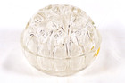Vmc Reims France Vintage Crystal Glass Flower Frog 19 Holes