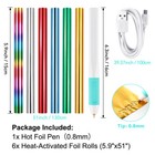 0 8mm Tip Usb Hot Foil Pen Heat Active Pen With Foil Rolls Diy Scrapbooking Card