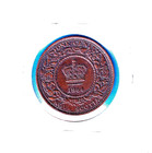 1861 Nova Scotia Cent  km-8 1  Bronze  victoria  One-year Issue  large Rosebud 