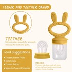 Wajiayon Baby Breastmilk Popsicle Molds  Baby Fruit Feeder 2 Pack  Baby Food