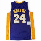 Kobe Bryant Signed Los Angeles Lakers Jersey Purple  24 Psa dna