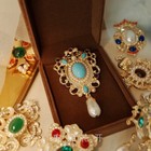 Exquisite Retro Pearl Brooch Pin Badge Brooches Jewelry For Women Accessories