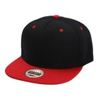 Blank Snapback Hat Flat Bill Trucker Mesh Cap Plain Solid Adjustable Unisex Os