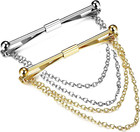 Set Of 2 Men s Tie Collar Bar Pins - Classic Collar Clips