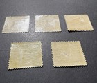 El Salvador Postage Stamps Historical Figures Lot Of 5 Mh 5-50 Centavos