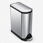 Simplehuman 40 Liter Dual Compartment Butterfly Step Trash Can Stainless 