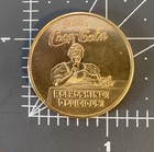 Vintage Coca Cola 75th Anniversary Brass Token Coin 1901 - 1976 Louisville Ky