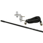 Mirror Mount Fiberglass Cb Antenna Kit In Black  3 Ft 