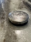 Antique 1930   s  Art Deco Flapper Rouge Pot  Tin Tattoo Usa