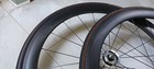 Used Dt Swiss Track Hub  700c Fixie  50mm Carbon Rim Tubular Wheelset   Tires