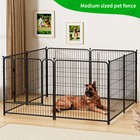40in X 23ft Garden Fence With Low Threshold Door outdoor Indoor Modular Fencing