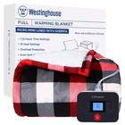 Kata Westinghouse Electric Blanket Heated King Size 100  X 90   Red Plaid