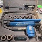 Temco Industrial Th0004 9 Ton Hydraulic Knockout Punch Set 1 2  To 2  Dies Kit