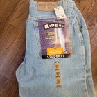 Lot Of 3 Vintage Denim Riders Student Baggy Fit Jeans 30x34 Blue Riders Nwt
