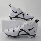 Nike Alpha Menace Football Cleat Men s White black New Without Box
