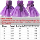 Kids Girls Baby Bridesmaid Dresses Flower Party Rose Bow Wedding Princess Dress