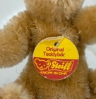 Vtg Steiff Mini Original Tawny honey Teddy Bear W  Id Tags 0201 11   Button