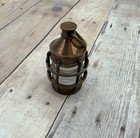 Nautical Brass Ship Lantern Pendant Charm Maritime Lantern Necklace 1 5    Vintage