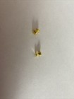 8pcs 1 12 Scale Miniature Round Metal Dollhouse Door Handle Knobs  gold 