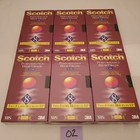 New Lot Of 6 Scotch Vhs Factory Sealed T-160 Blank Video Cassette Film Tapes 02