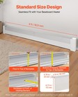Vevor 6 Ft Baseboard Heater Covers Basic Series Standard For Bedroom White