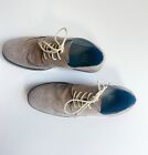 Alpine Swiss Zurich Mens Wing Tip Dress Shoes Two Tone Brogue Lace Up Oxfords
