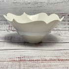 Decorative Scalloped Edge Dripping Glaze Design Signed Bowl 5 5 