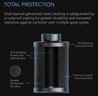 Refillable 6-inch Carbon Filter Kit With Charcoal Refill For Air Purifier