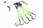 5 Hook Deep Drop Fishing Rig W  Glow Tubing Circle Hooks Offshore Bottom Rig
