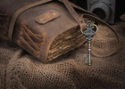 Vintage Leather Journal - Handmade Refillable Leather Bound Notebook With Dec   