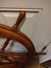 Vintage Nautical Wooden Ship Wheel 36  Maritime Boat Steering Wheel Decor