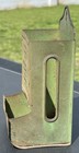Antique Tin Wall Match Holder Striker Advertising Gas Is The Supreme Fuel