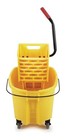 Rubbermaid Wavebrake 26 Qt Mop Bucket Wringer Combo Wheels Yellow Duty