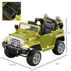 12v Kids Ride On Car Off-road Battery-powered Jeep Truck With Remote Mp3 Light