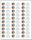 150 Cool Cat Sunset Beach Glasses Mailing Return Address Labels Personalized