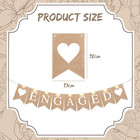 Engagement Party Decorations Engaged Banner Led Fairy Lights For Outdoor Decor