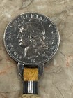 1882 Argentina One Peso Silver Coin Welded On