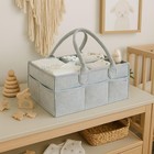Baby Diaper Caddy Organizer - Nursery Storage Basket For Newborn Essentials