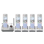 New At t 5 Handset Cordless Phone W Bluetooth Connect To Cell   Smart Call Block