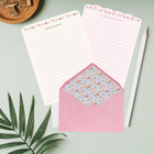 Stationary Paper And Envelopes Set  24 Pcs Writing Stationery Paper With 12 Pcs 